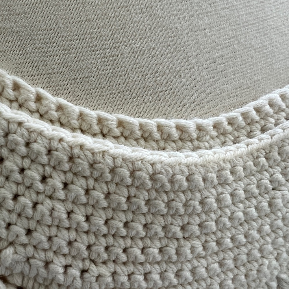 Tabitha by Anthropologie Cream Crochet Sleeveless Dress - Picture 4 of 10